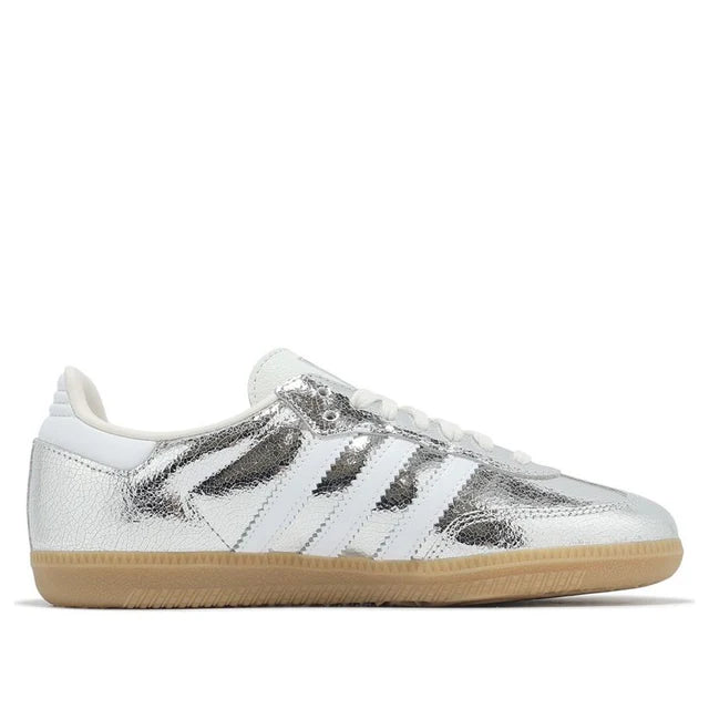Adidas Samba OG 'Silver Metallic Cracked Leather'