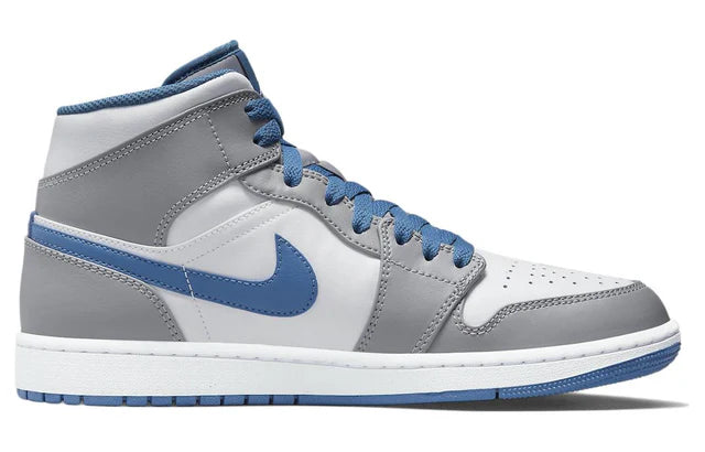 Air Jordan 1 Mid Cement True Blue