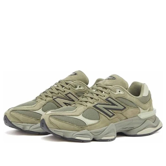 New Balance 9060 Dark Olivine Olivine Black