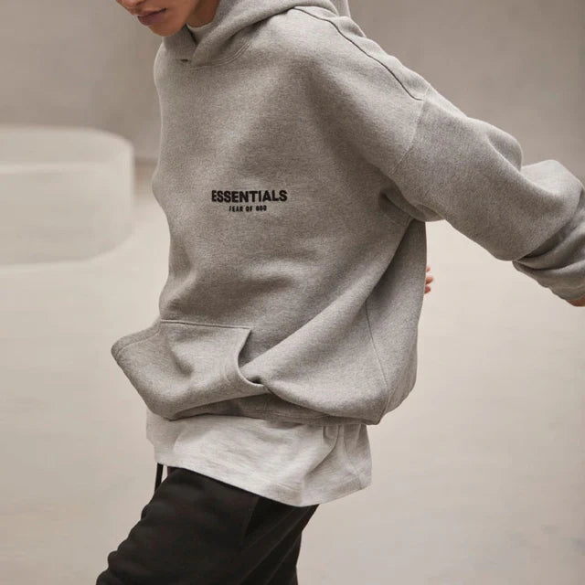 Moletom Fear of God Essentials-Hoodie 'Dark Oatmeal'