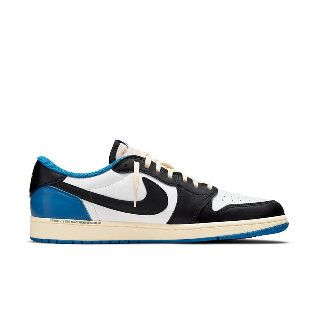 Air Jordan 1 Low x Travis Scott x Fragment Sail Military Blue