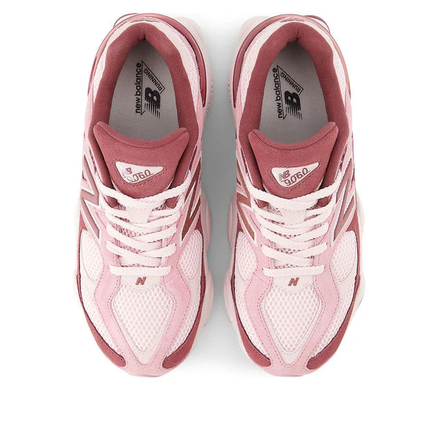 New Balance 9060 GS Pink Granite Washed Burgundy