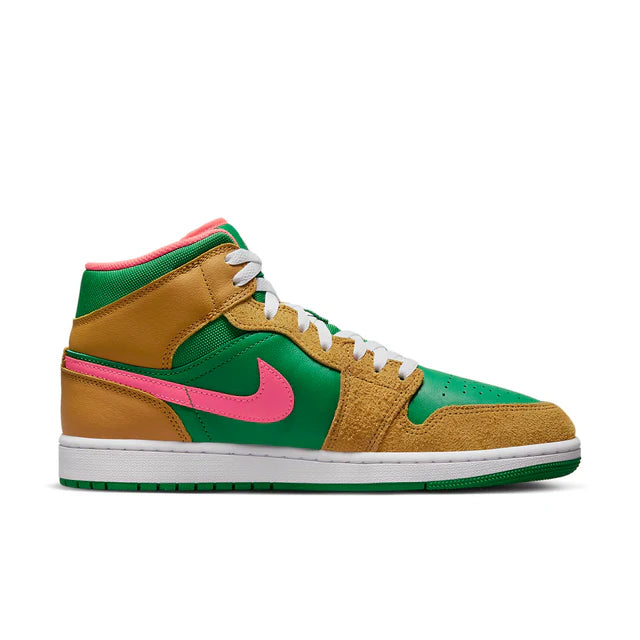 Air Jordan 1 Mid SE Wheat Watermelon