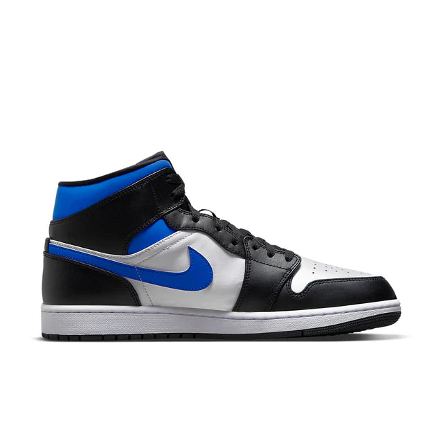 Air Jordan 1 Mid Racer Blue White Royal