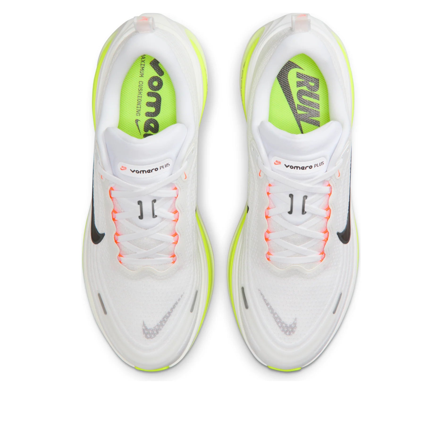 Nike Vomero Plus White Volt Barely Black