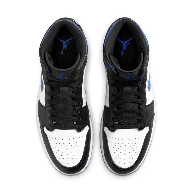 Air Jordan 1 Mid Racer Blue White Royal