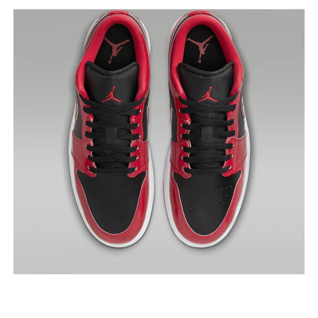 Air Jordan 1 Low SE Patent Varsity Red Black
