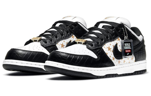 Supreme x Nike SB Dunk Low Stars Black