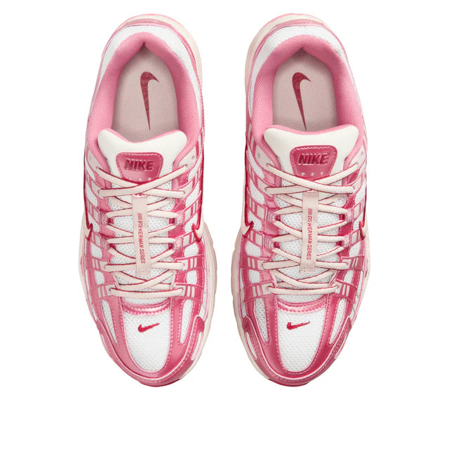 Nike P-6000 White Silt Red Peony