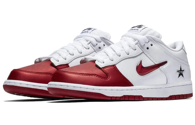 Supreme x Nike SB Dunk Low Varsity Red