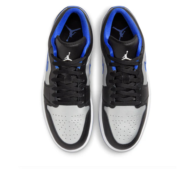 Air Jordan 1 Low Black White Game Royal Platinum