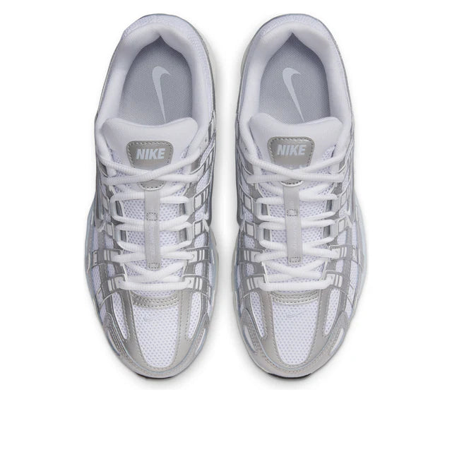 Nike P-6000 White Blue Tint Sail Metallic Silver