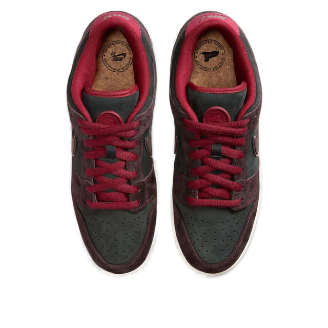 Nike x Riot Skateshop SB Dunk Low 'Mahogany Dark Beetroot