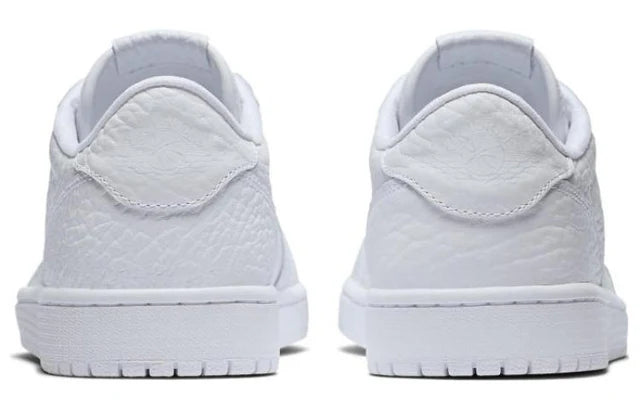 Air Jordan 1 Low Swooshless Triple White