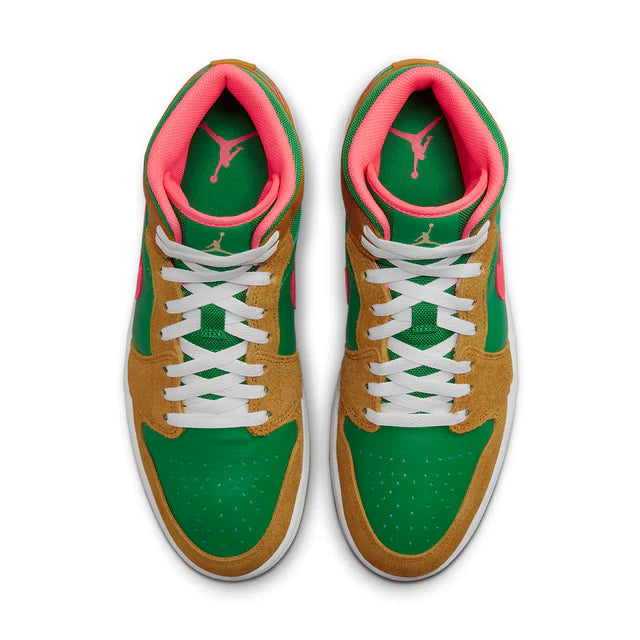 Air Jordan 1 Mid SE Wheat Watermelon