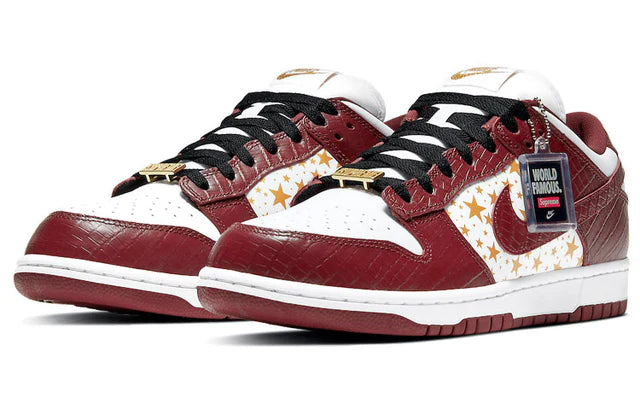 Supreme x Nike SB Dunk Low Stars Barkroot Brown (2021)