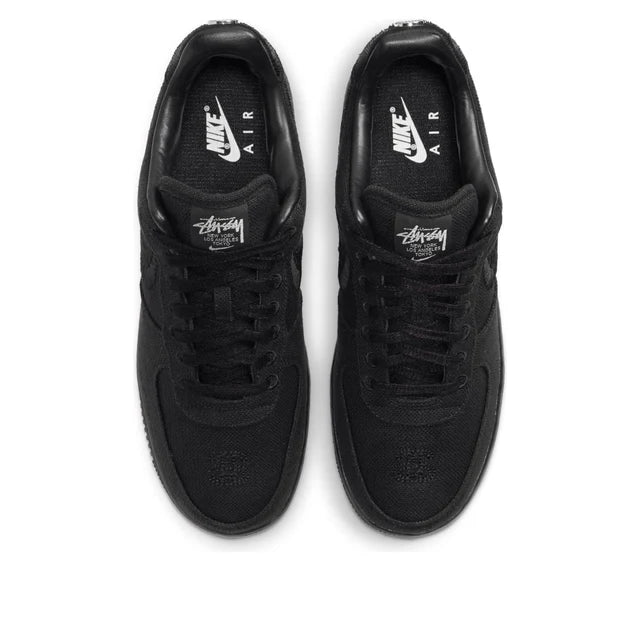 Stussy x Nike Air Force 1 Triple Black