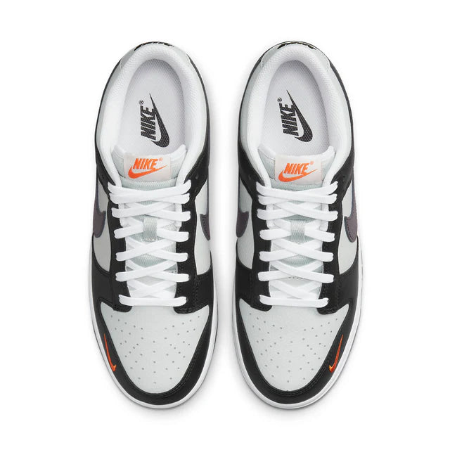 Nike Dunk Low 'Black Total Orange Mini Swoosh'