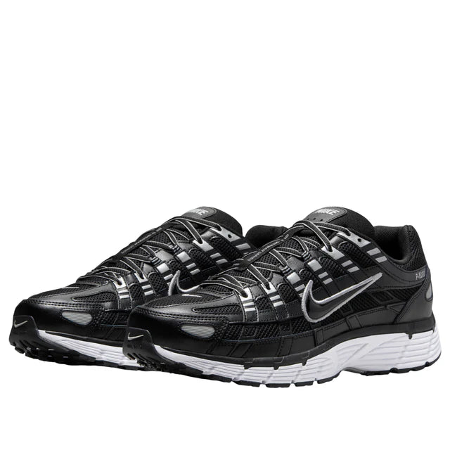 Nike P-6000 'Black White Metallic Silver'