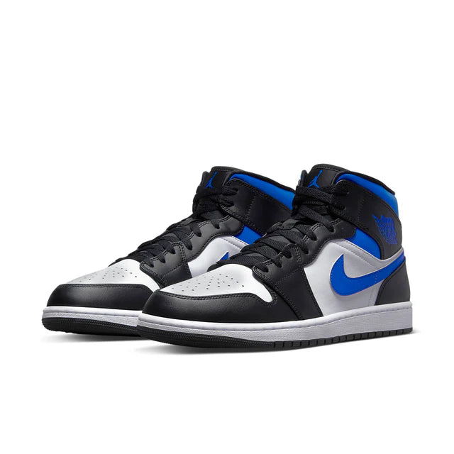 Air Jordan 1 Mid Racer Blue White Royal