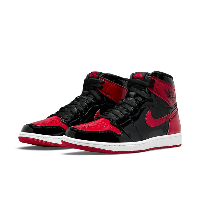 Air Jordan 1 High Patent Bred