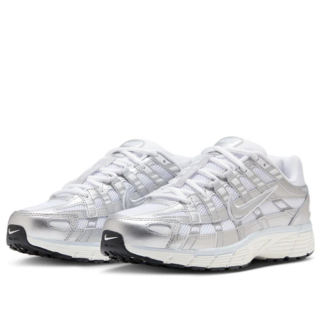 Nike P-6000 White Blue Tint Sail Metallic Silver