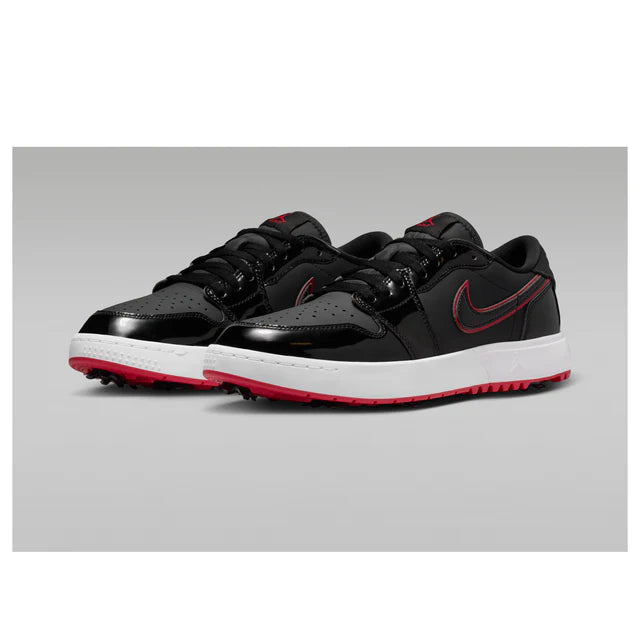 Air Jordan 1 Low Golf Black White Varsity Red