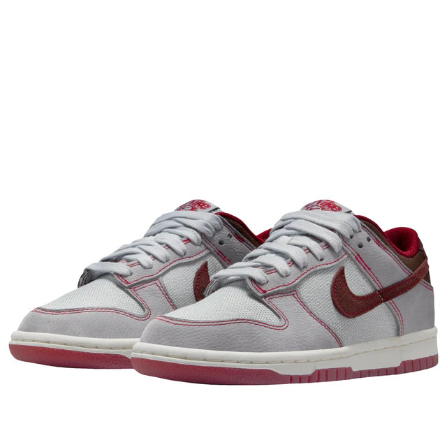 Nike Dunk Low LV8 'Pure Platinum Burgundy Crush'