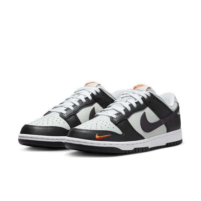 Nike Dunk Low 'Black Total Orange Mini Swoosh'