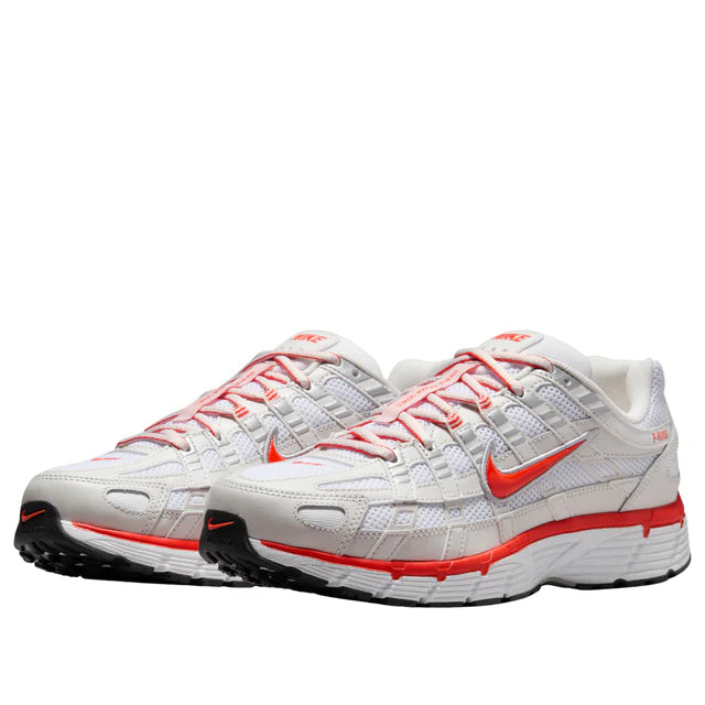 Nike P-6000 'White Platinum Tint Picante Red'