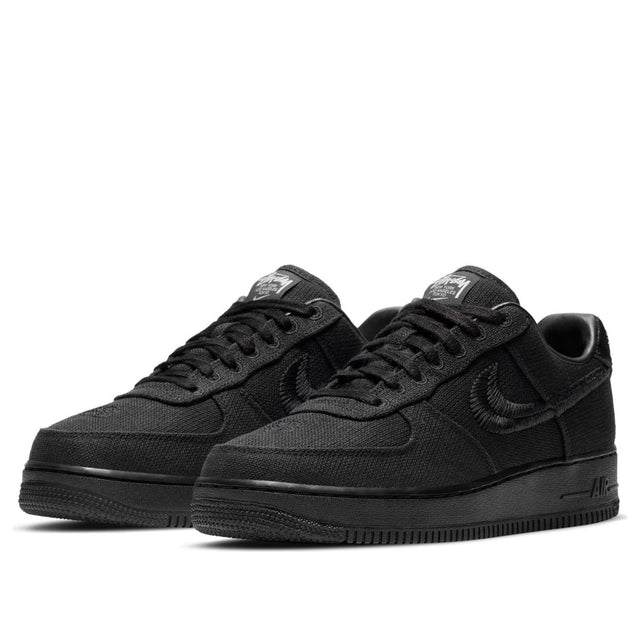 Stussy x Nike Air Force 1 Triple Black
