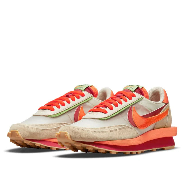 CLOT x sacai x Nike LDV Waffle Orange Blaze