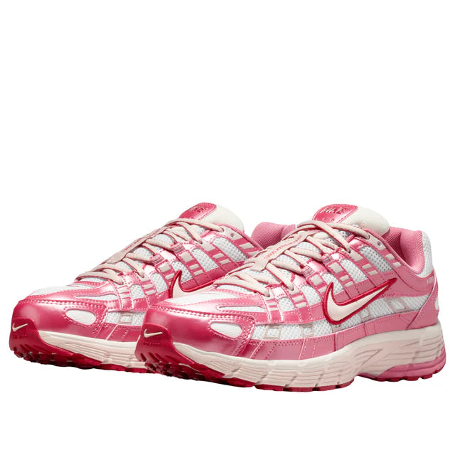 Nike P-6000 White Silt Red Peony
