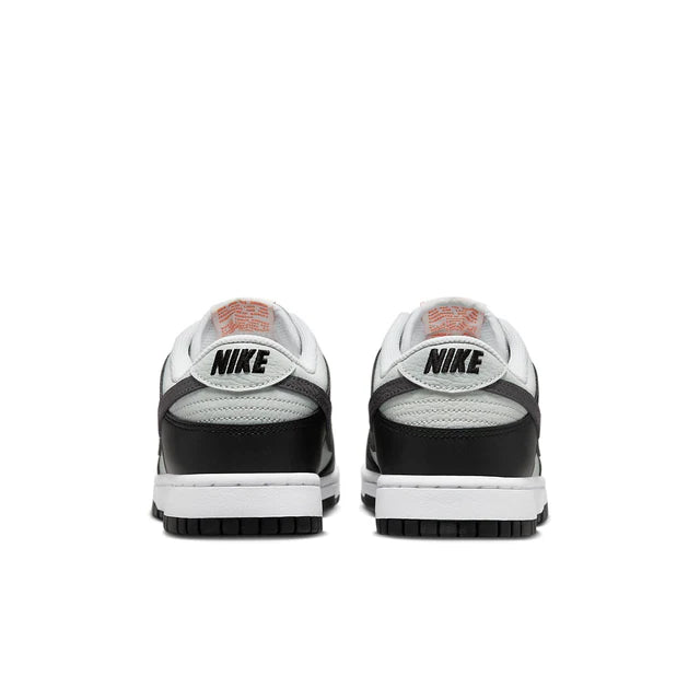 Nike Dunk Low 'Black Total Orange Mini Swoosh'