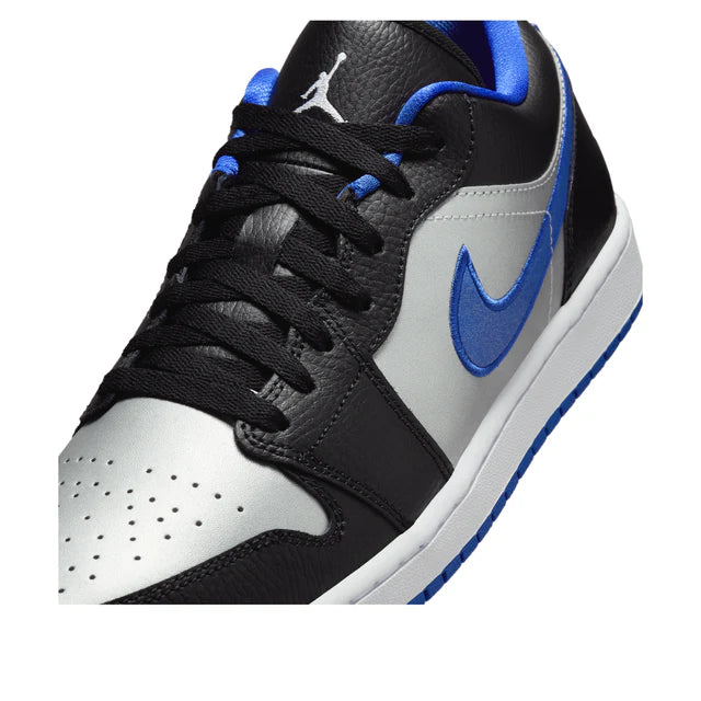 Air Jordan 1 Low Black White Game Royal Platinum