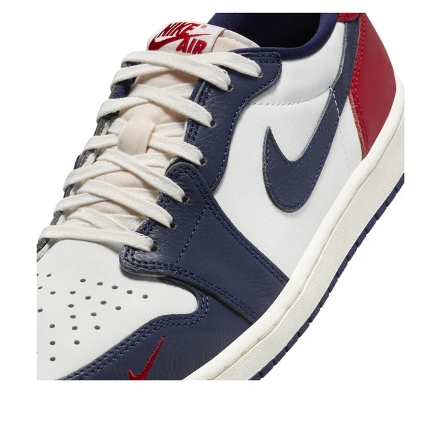 Air Jordan 1 Low OG Gym Red Midnight Navy