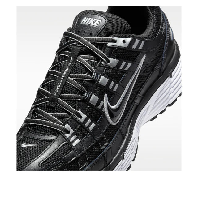 Nike P-6000 'Black White Metallic Silver'