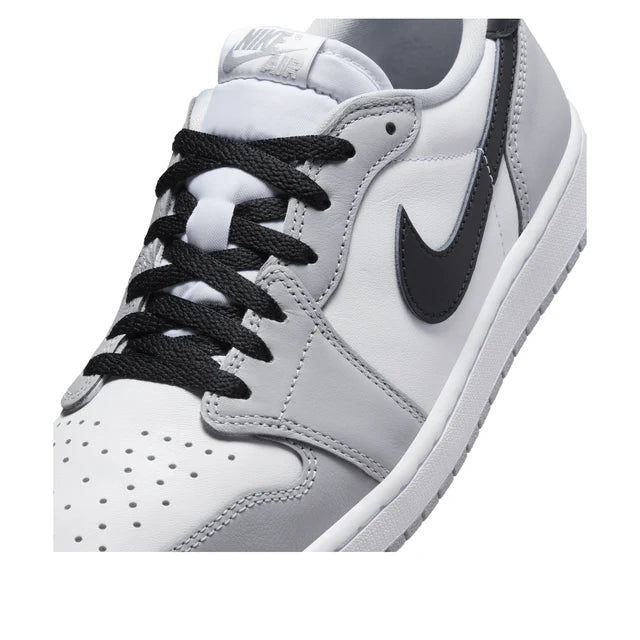 Air Jordan 1 Low OG Barons Wolf Grey and White