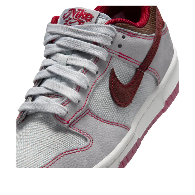 Nike Dunk Low LV8 'Pure Platinum Burgundy Crush'