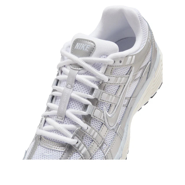 Nike P-6000 White Blue Tint Sail Metallic Silver