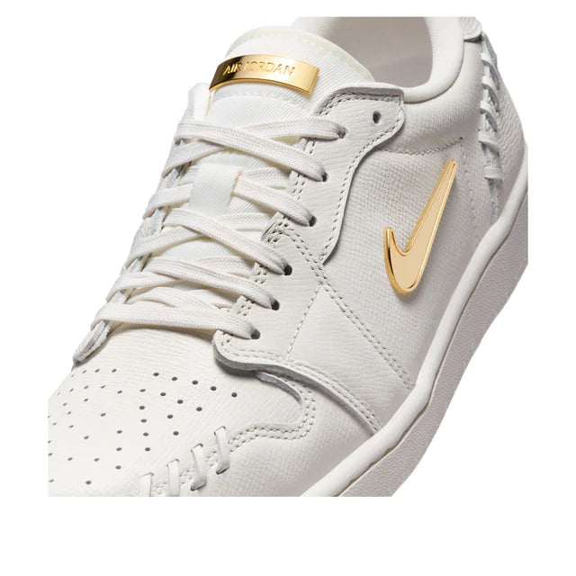 Air Jordan 1 Low Method of Make 'Sail Metallic Gold'