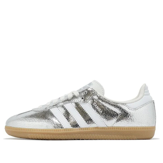 Adidas Samba OG 'Silver Metallic Cracked Leather'