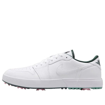 Nike Air Jordan 1 Low Golf Spiked White Fir Elemental Pink