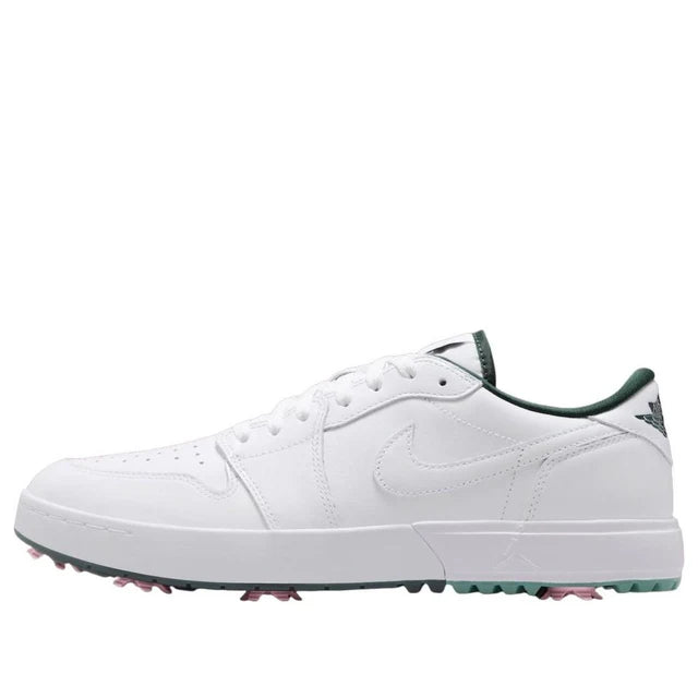 Nike Air Jordan 1 Low Golf Spiked White Fir Elemental Pink