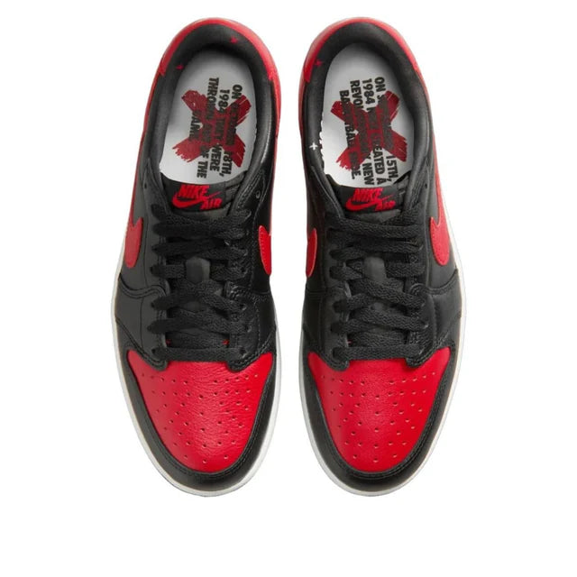 Air Jordan 1 Retro Low OG Banned Black Varsity Red