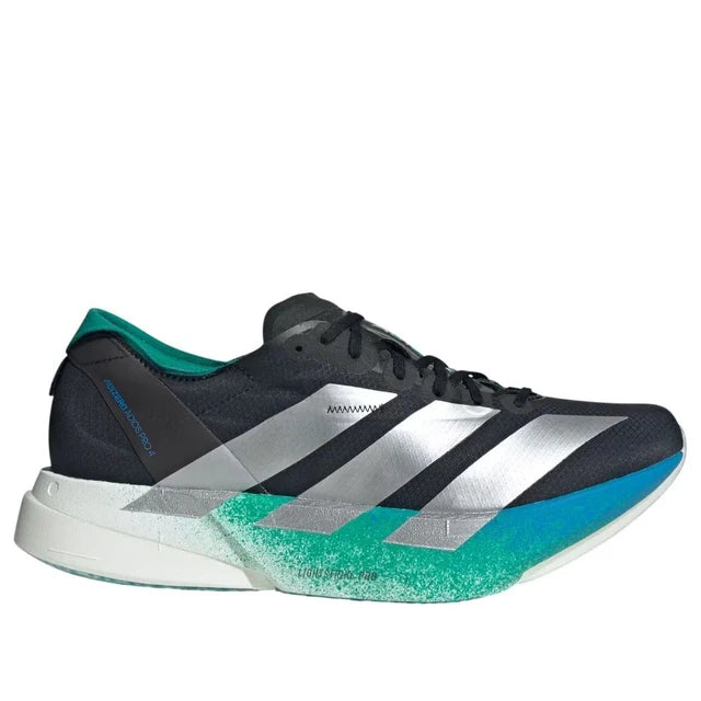 adidas-Adizero Adios Pro 4 'Black Matte Silver Glory Green'