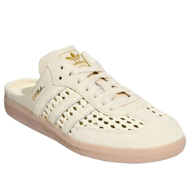 Adidas Samba Mule Woven 'Crew White'