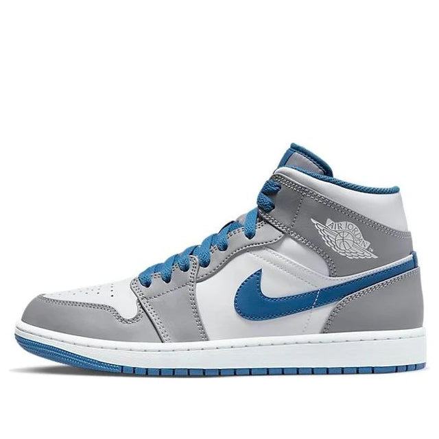 Air Jordan 1 Mid Cement True Blue