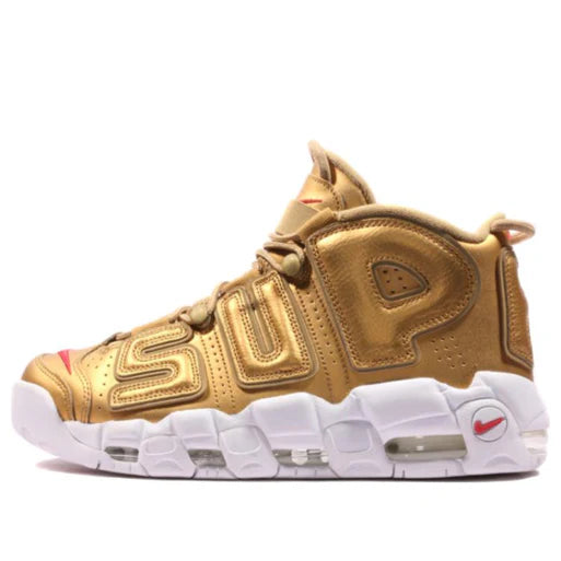 Supreme x Nike Air More Uptempo Metallic Gold