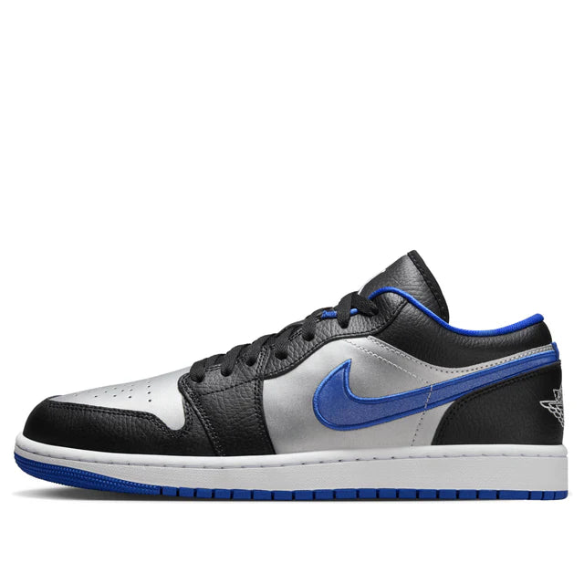 Air Jordan 1 Low Black White Game Royal Platinum